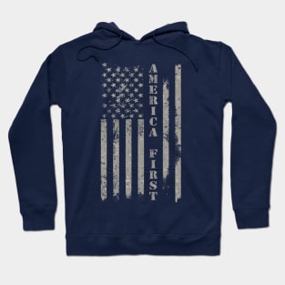 America First Flag Hoodie